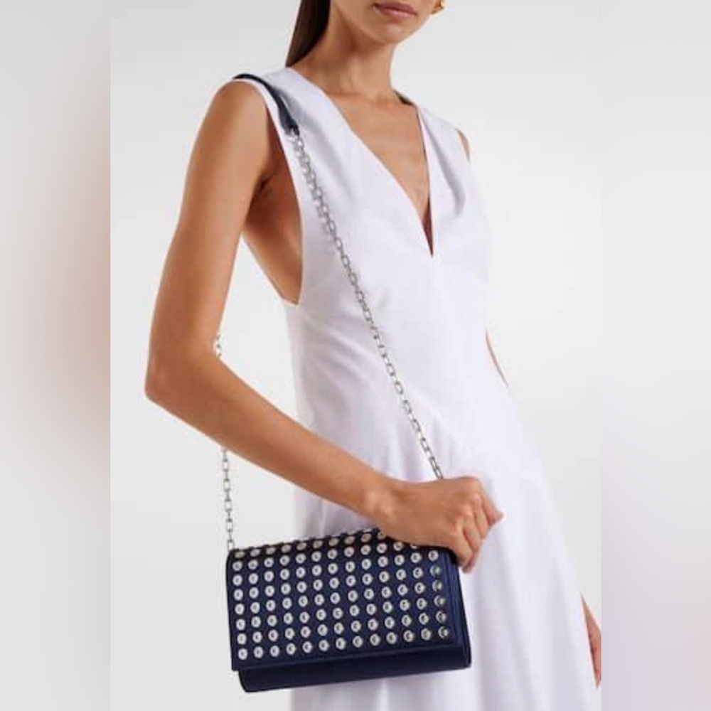 Elevated Christian Louboutin Clutch Shoulder Paloma Crepe Satin New with tags